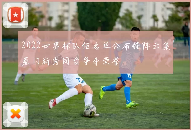 2022世界杯队伍名单公布强阵云集豪门新秀同台争夺荣誉