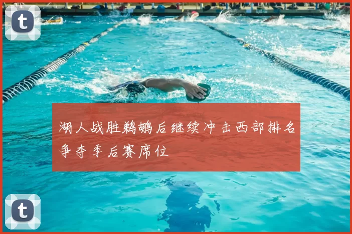 湖人战胜鹈鹕后继续冲击西部排名争夺季后赛席位