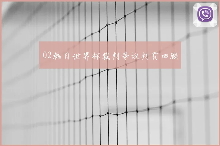 02韩日世界杯裁判争议判罚回顾